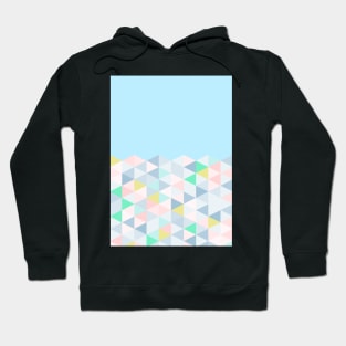 Pastel Geometric (Blue) Hoodie